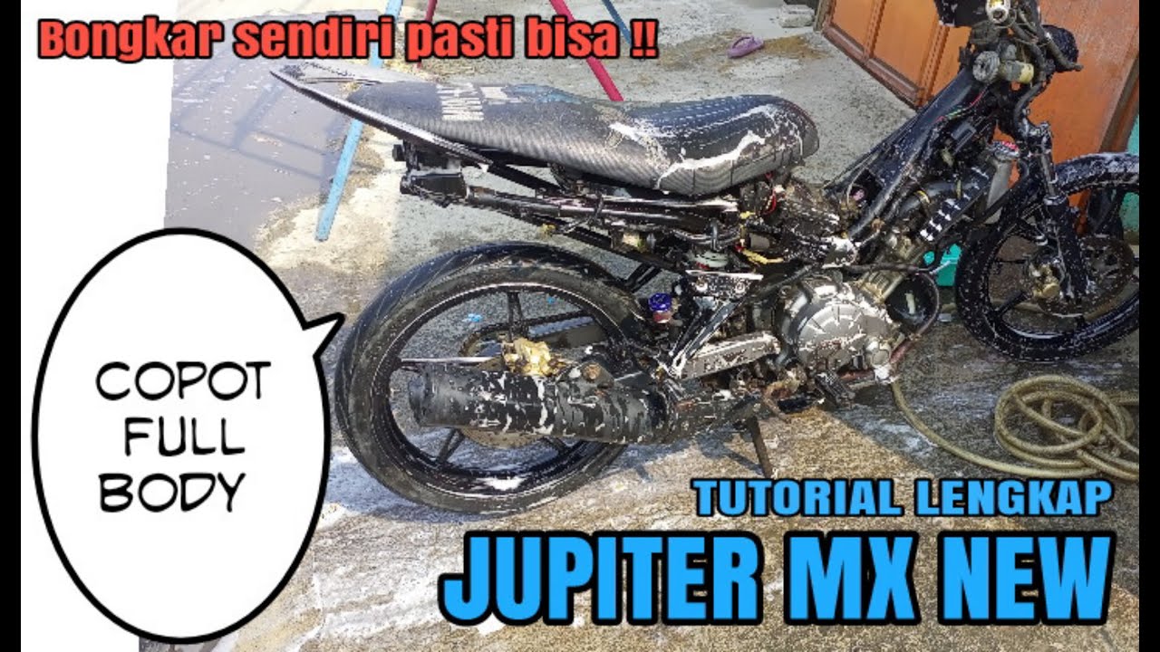 cara melepas FULL COVER BODY Yamaha JUPITER MX NEW