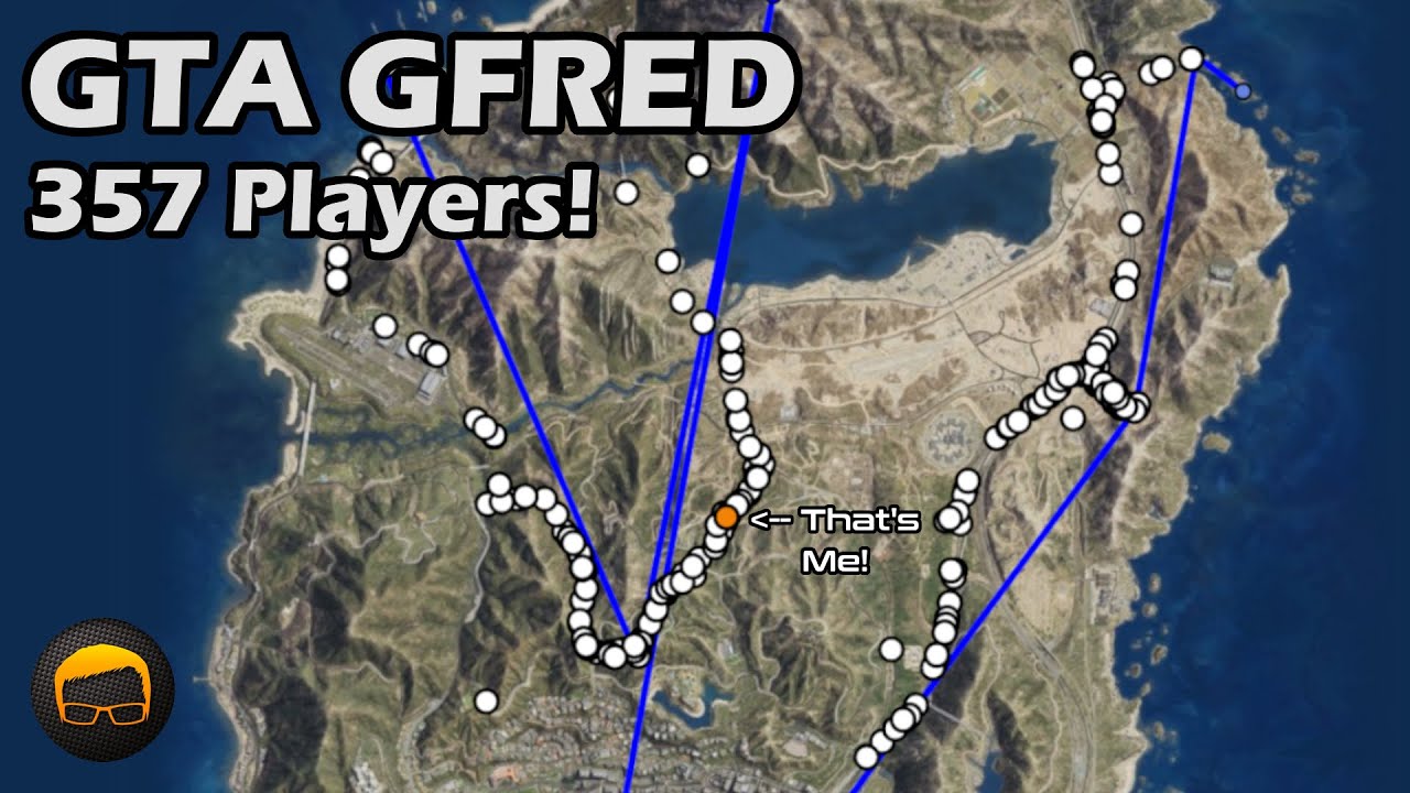 357 Player Cross-Map Race! Will We Break The Server? - GTA 5 Gfred №200