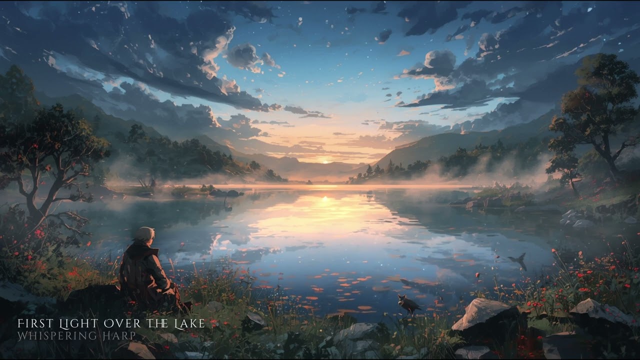 First light over the Lake - Relaxing Fantasy Music for Sleep, Study & Relaxation [No Ads]