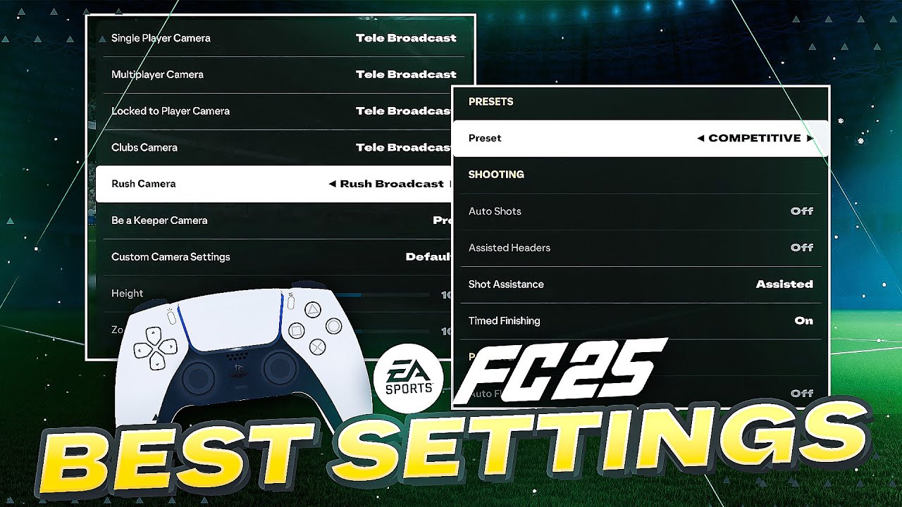 Best Controller & Camera Settings in EA FC 25 for Maximum Performance!