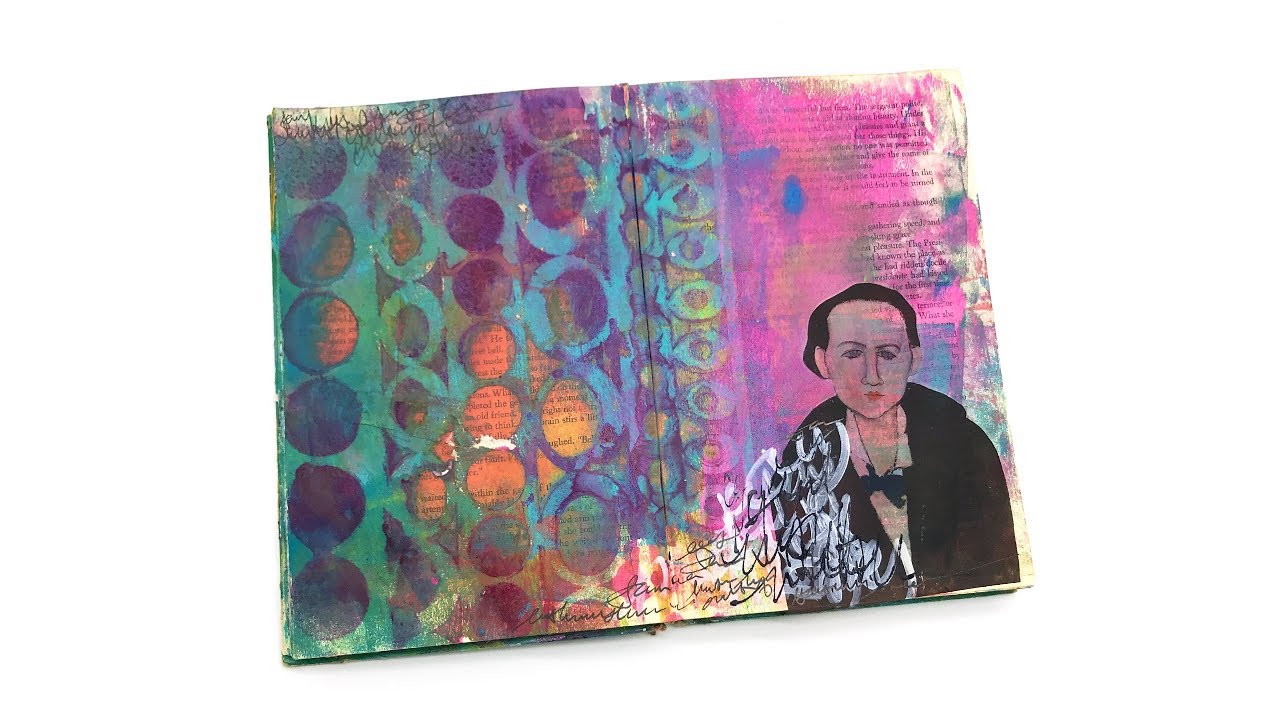 Impatient Art Journaling and How I Keep Spray Ink from Clogging