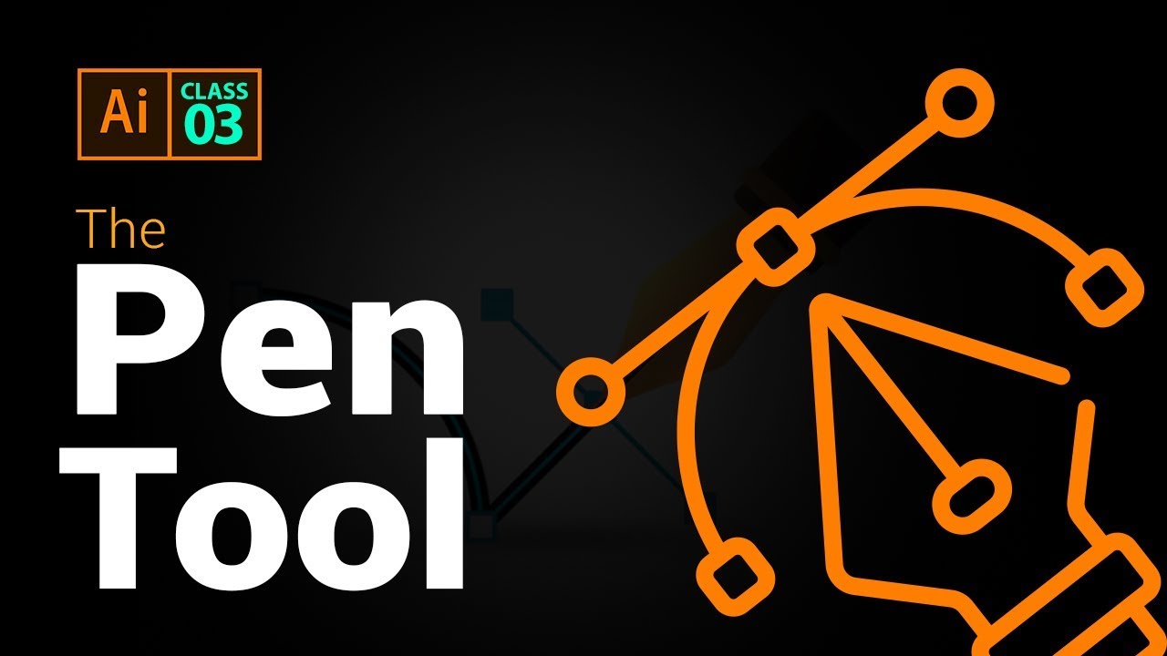 Adobe Illustrator Tutorial Class - 3 | Pen Tool and Selection Tool in Illustrator in Hindi