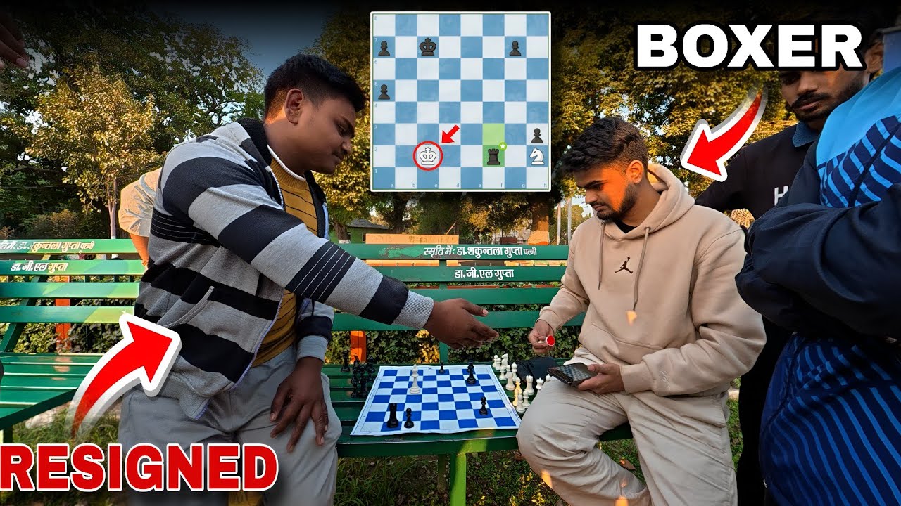 I give ₹100 to everyone who can mate me ( in chess obviously ) | Public challenge by Boxer Part- 01