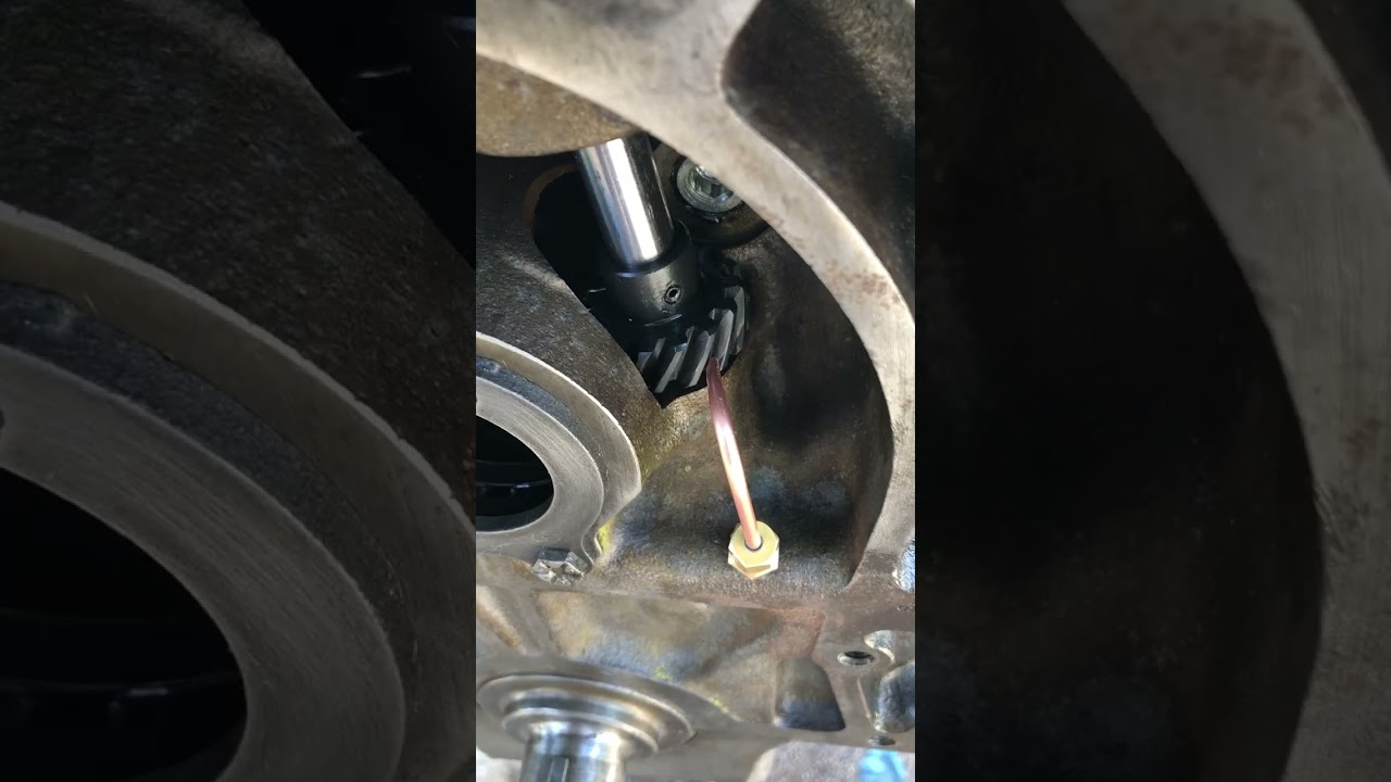460 Big Block distributor gear squirter modification PART 2