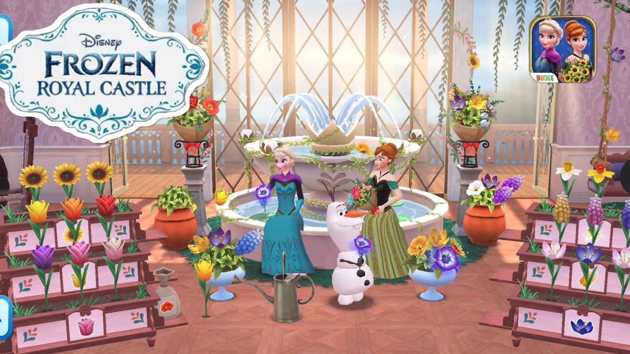 Disney Frozen Royal Castle Fully Unlocked New Flower Room 🌼 🌸