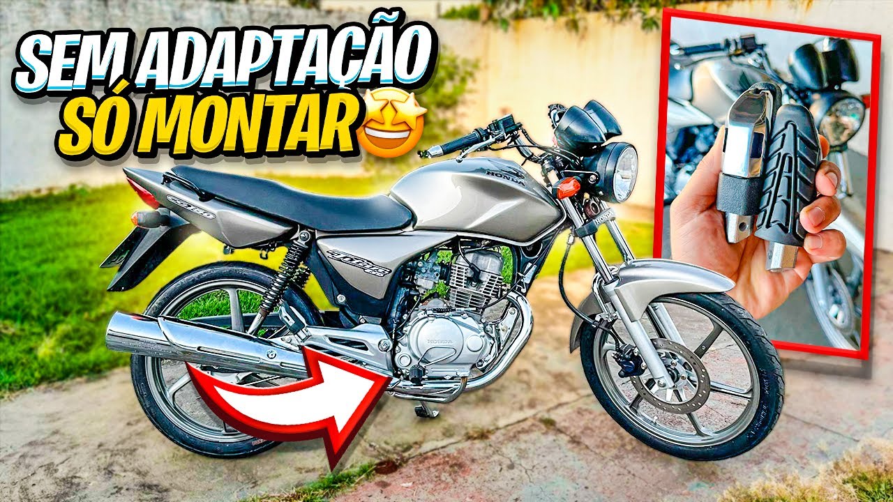 COLOQUEI AS PEDALEIRAS DA TITAN 160 NA TITAN 150 ESD &lsaquo;&lsaquo; Maycon Arag&atilde;o &rsaquo;&rsaquo;