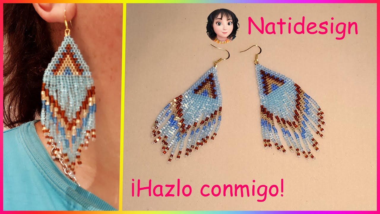 ARETES ÉTNICOS CON MIYUKI👗👠- ETHNIC EARRINGS WITH MIYUKI
