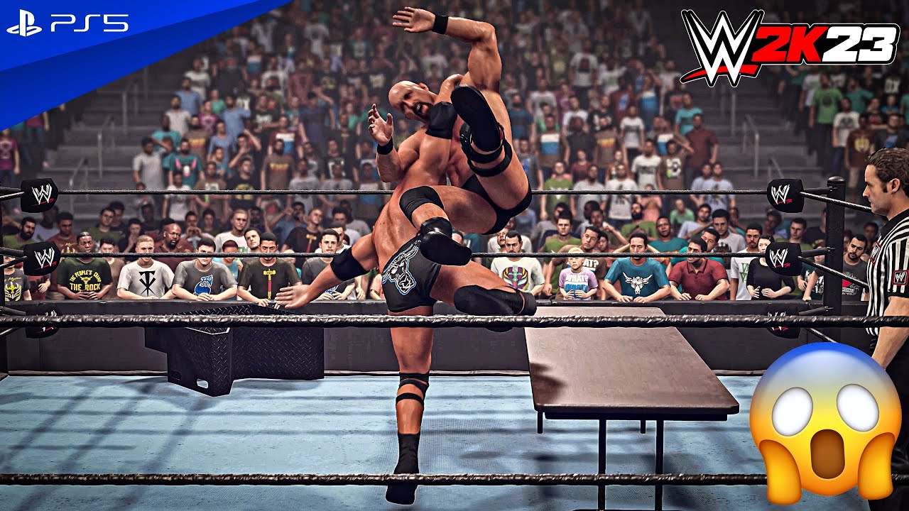WWE 2K23 - The Rock vs. Stone Cold - Champion vs. Champion Match | PS5™ [4K60]