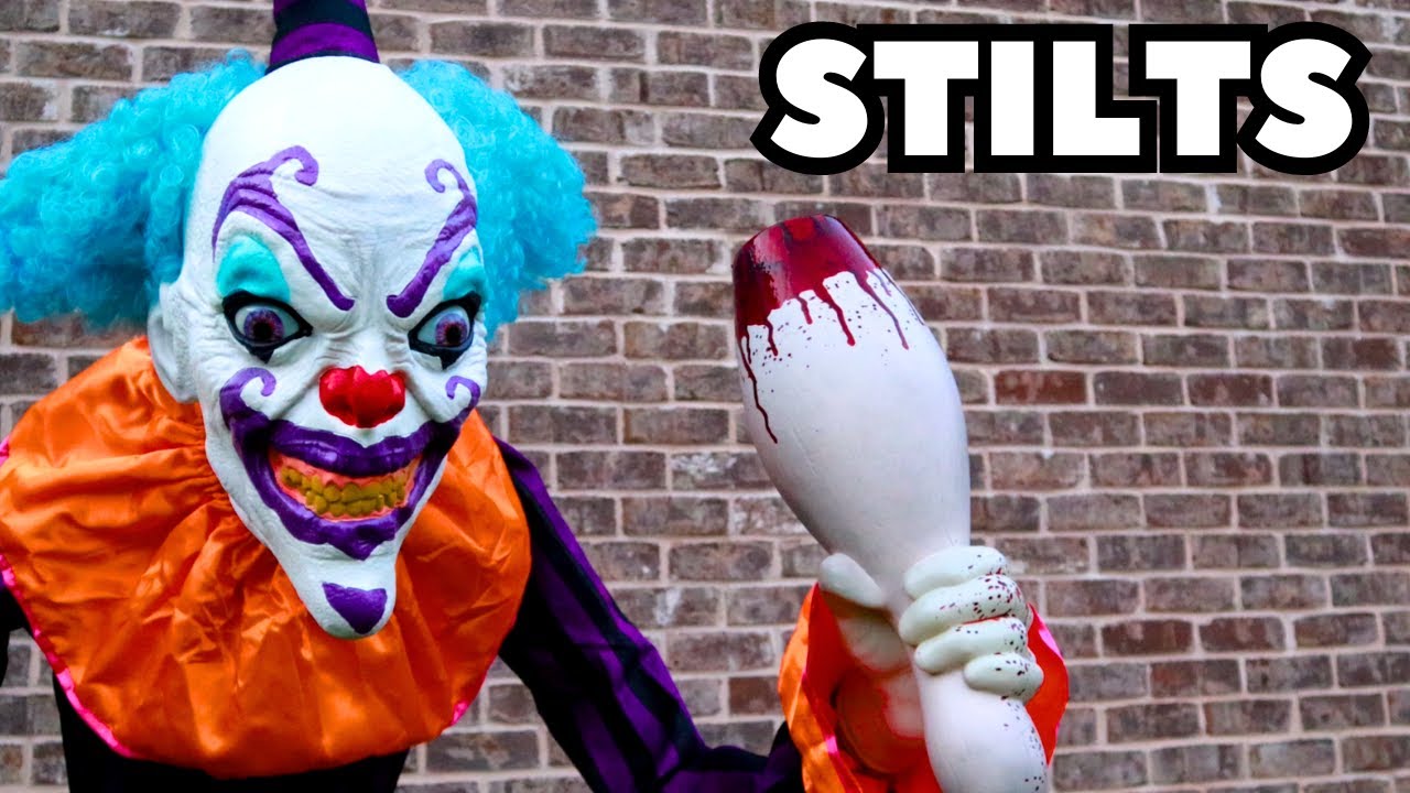 Spirit Halloween - Stilts | Unboxing/Setup | Creepy Clown Animatronic