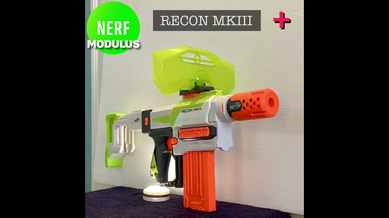 NERF Modulus Recon MKIII + Modulus Longstrike = Modulus ReStrike!  #shorts #nerf #blaster