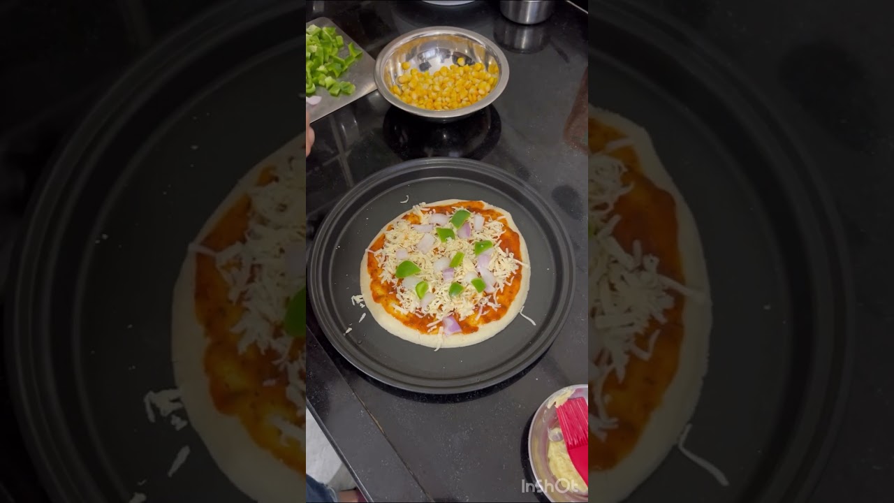 Samsung microwave Pizza recipe!! #likesharesubscribe #pizzarecipe #dominospizza #yummyrecipes