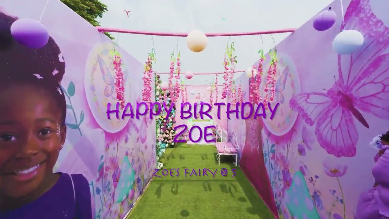 Zoe’s Fairy 5th Birthday Party | Full Event Video (40 Minutes of Magic)