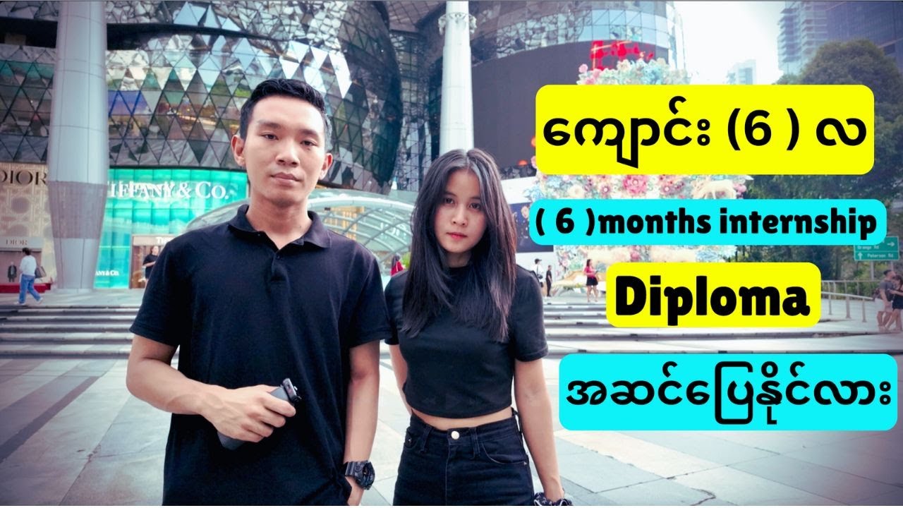 ( ၆ ) လ ကျောင်းတက် ( ၆ ) လ အလုပ်သင်   Diploma အဆင်ပြေနိုင်လား?