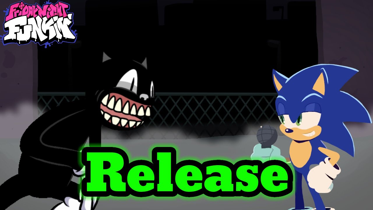 Cat Vs Hedgehog Fnf Release But It's Cartoon Cat CC And Sonic Sings It (FNF COVERS)