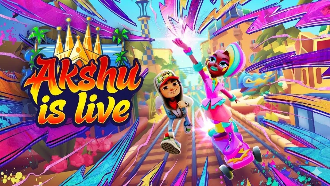 #subwaysufer😄 #highest scoregame playing  Akshu is live