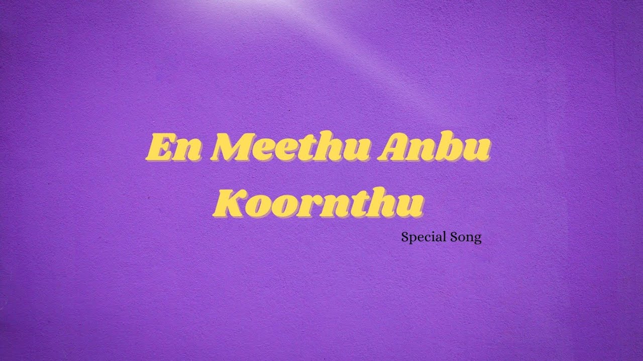 En meethu anbu / 08-02-26 / #imagchurch 