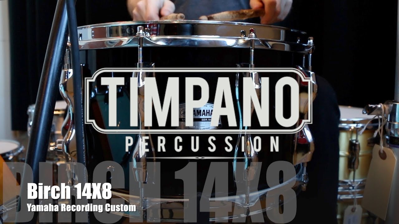 Yamaha Recording Custom Birch 14X8 Snare Drum
