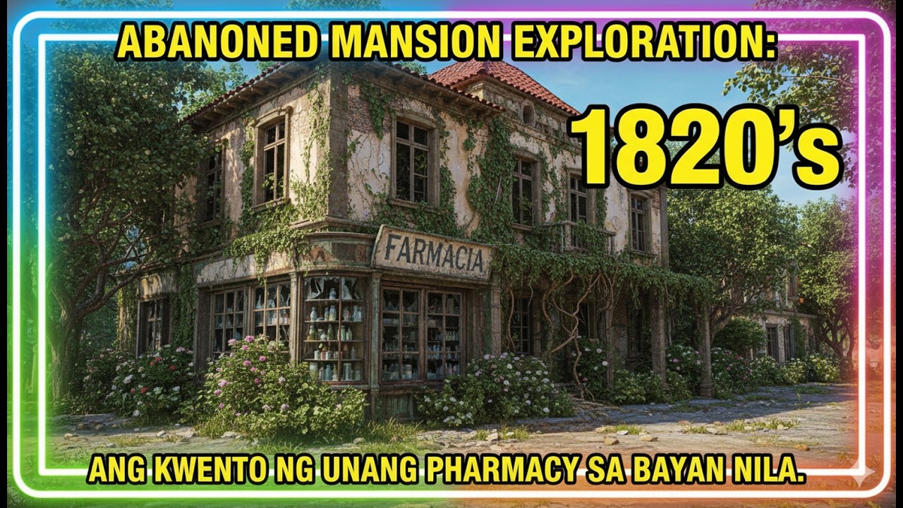 Mansion Abandoned Exploration:  Ang Kwento Ng Unang Pharmacy Sa Bayan Nila