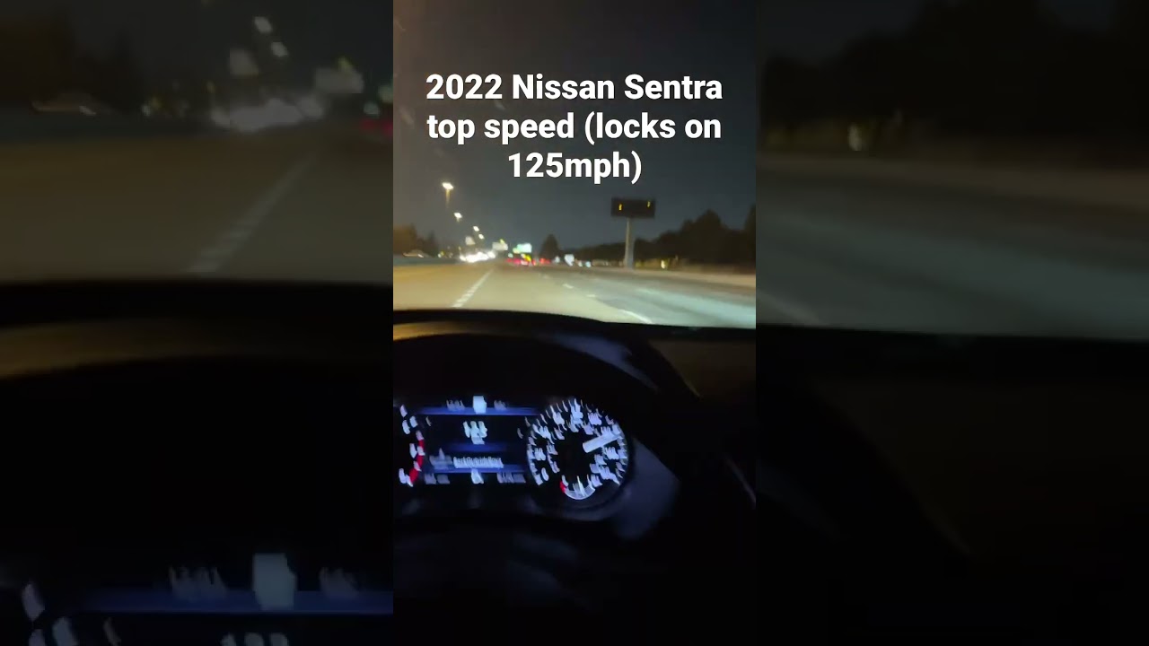 2022 Nissan Sentra SV Top Speed