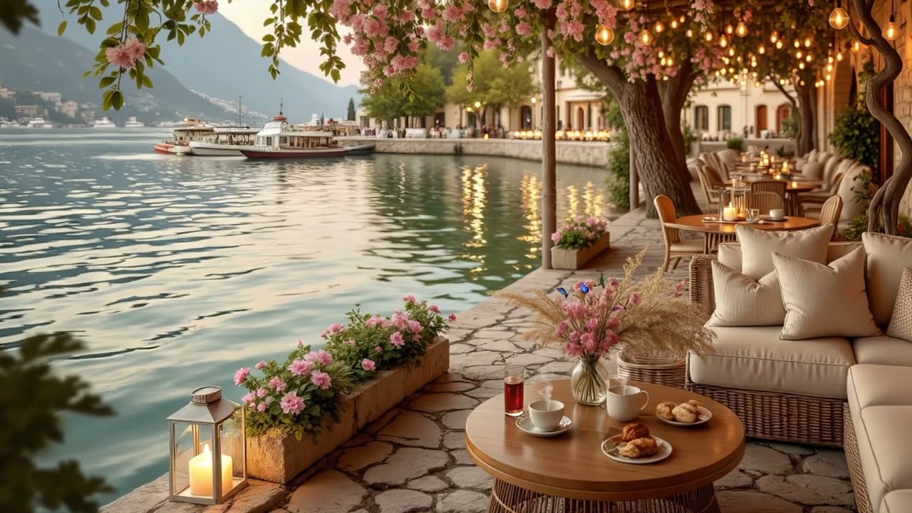 Gentle Morning Jazz by the Stream | Relaxing Jazz Music & Nature Ambience For Peaceful Moods
