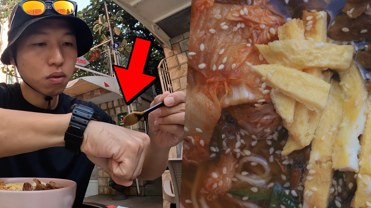 러시아 사람이 운영하는 뭔가 이상한 한식당 국수..? 🇲🇪몬테네그로.3