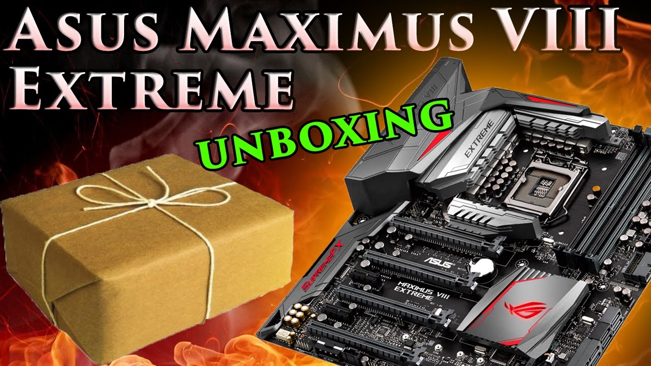 Workaholic PC (WaKü) #1 - Unboxing Asus Maximus VIII Extreme
