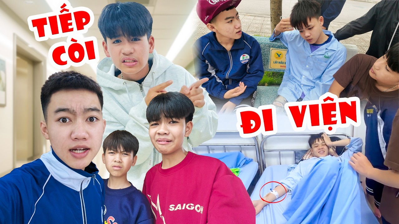 Tiếp C&ograve;i Ng&atilde; Xe Phải Đi Viện - Cả Team Vội V&atilde; Đến Thăm | Min Min TV Minh Khoa