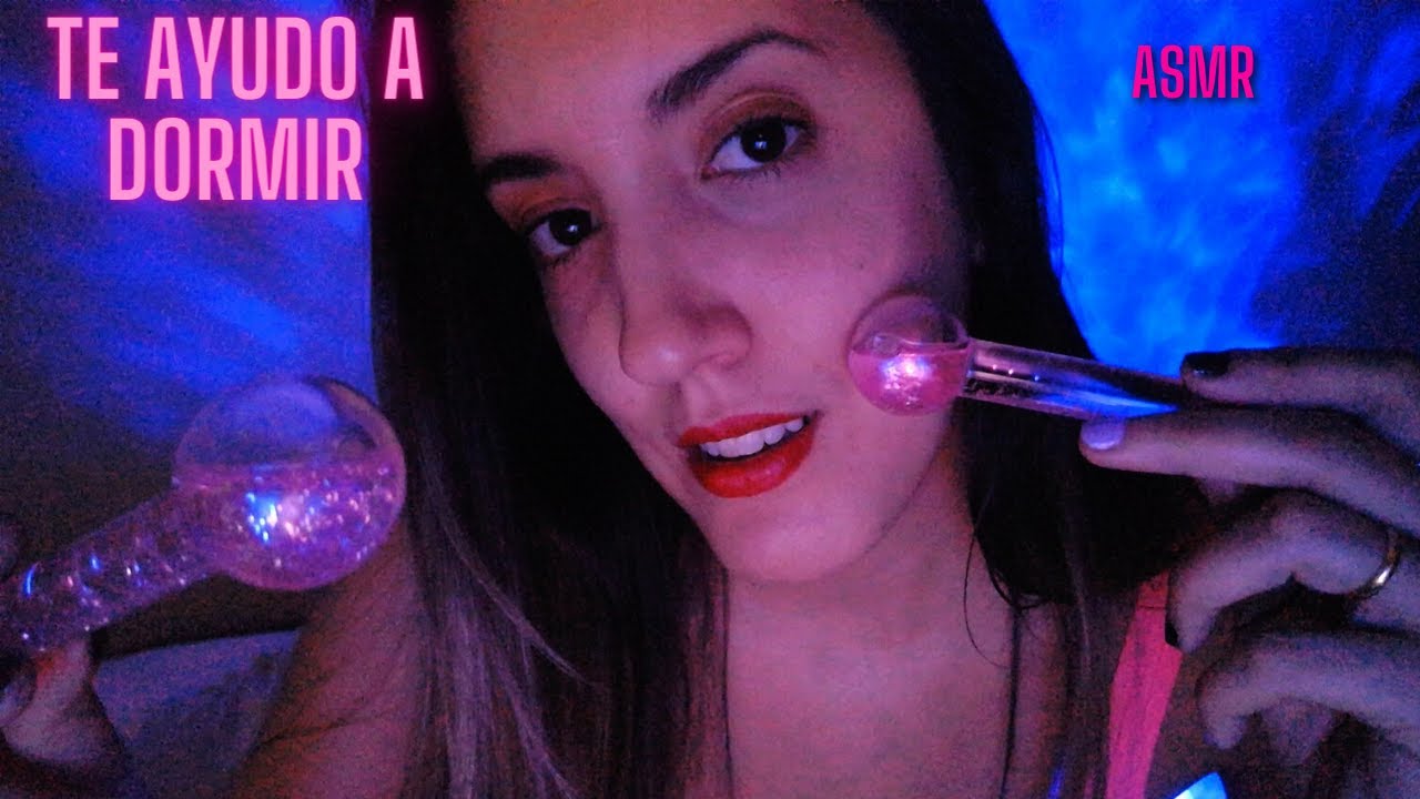 ASMR en español - TE AYUDO A DORMIR - Susurros y Mouth Sounds (Cuenta Regresiva) stefania asmr