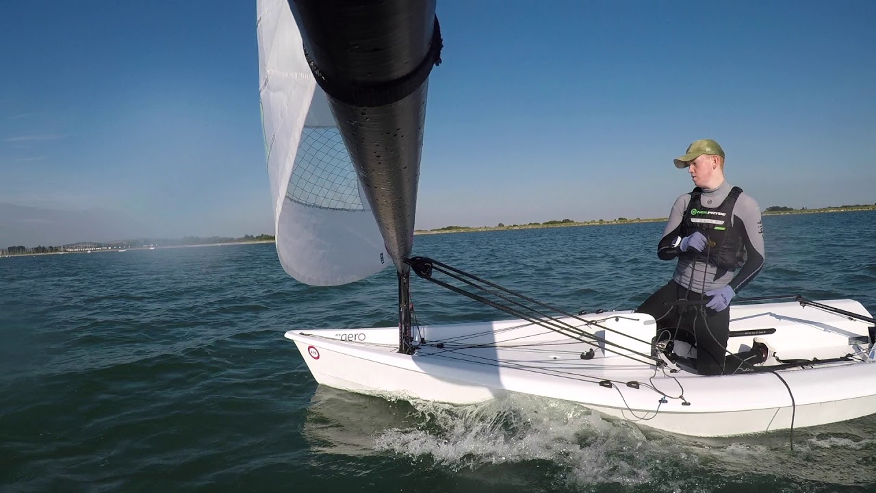RS Aero sailing - Starting practice