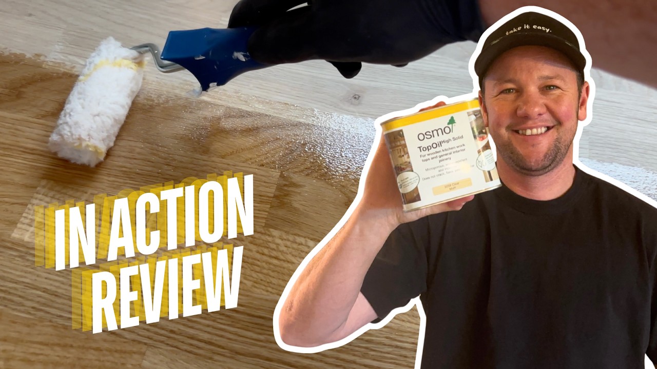 How To Oil a Solid Oak Worktop With OSMO Oil - Review