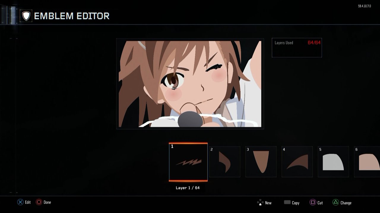 BO3 A Certain Scientific Railgun Misaka emblem