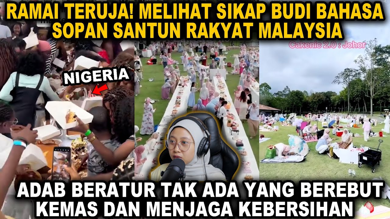 RAMAI TERUJA❗❗MELIHAT SIKAP BUDI BAHASA SOPAN SANTUN RAKYAT MALAYSIA
