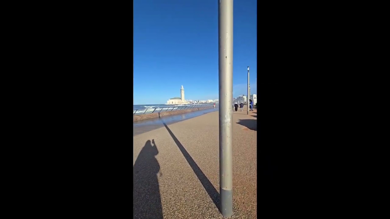 Casablanca, Morocco 🇲🇦 (Hussan II Mosque,  El Hank Lighthouse) 