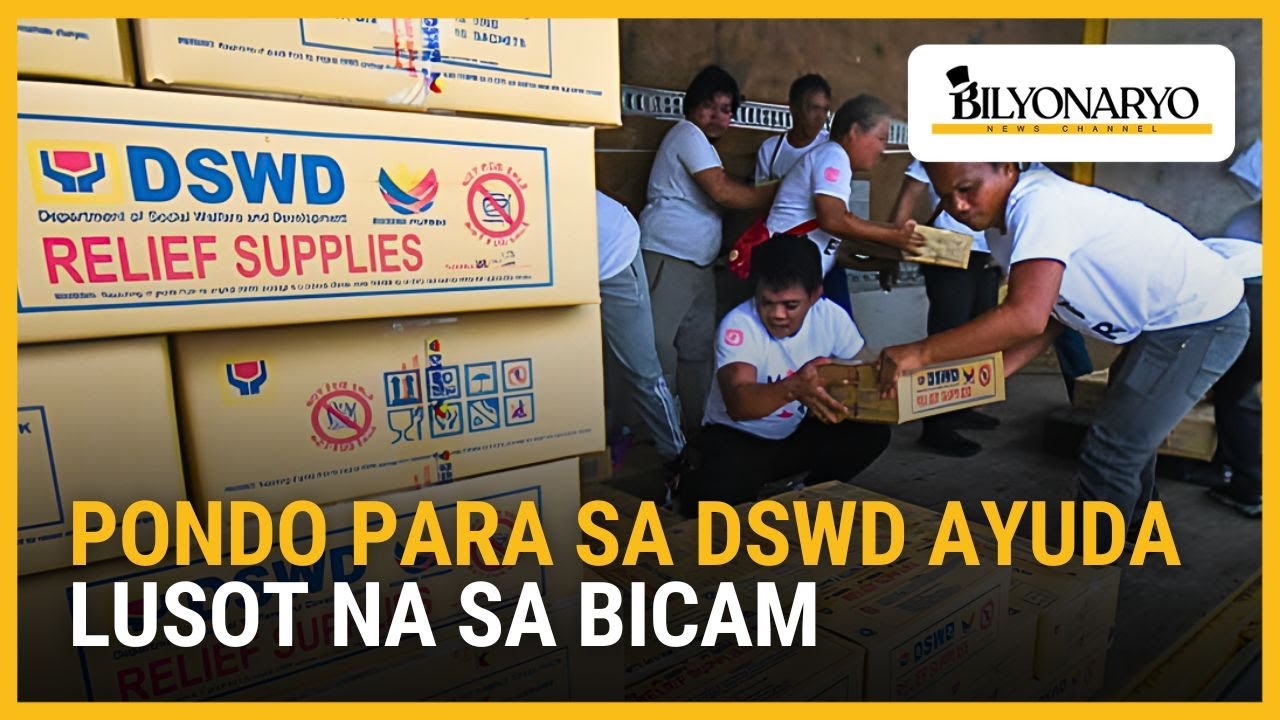 Pondo para sa DSWD ayuda lusot na sa bicam | Agenda