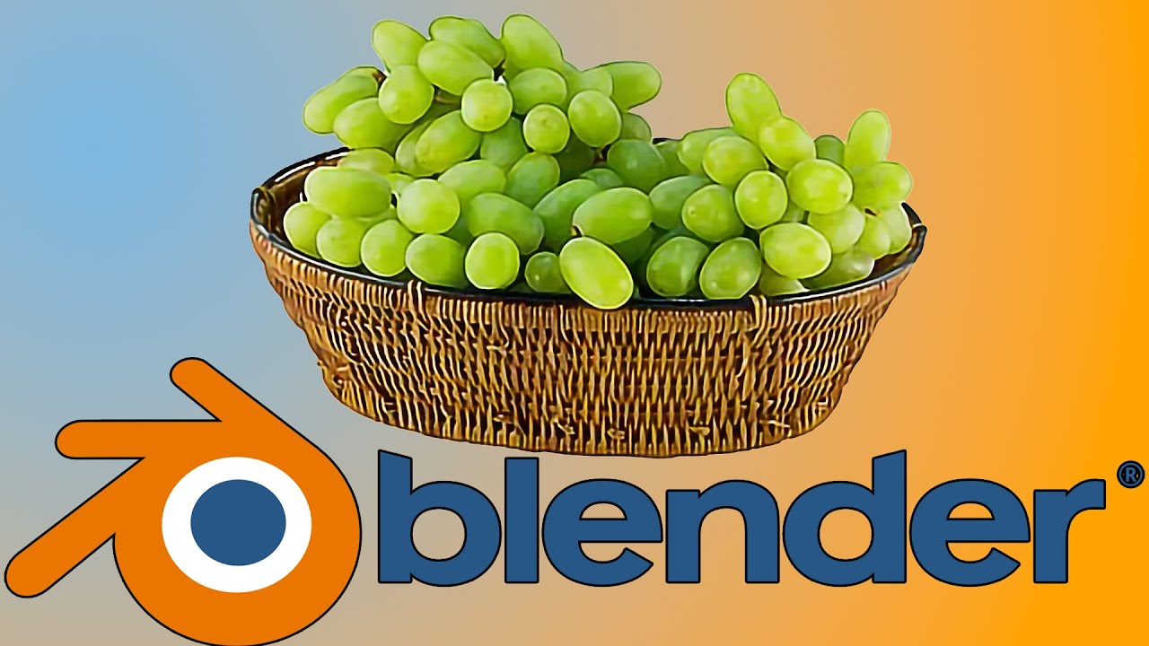 Учебник: процедурный материал «Виноград» в Blender 3D | ДЛЯ НАЧИНАЮЩИХ