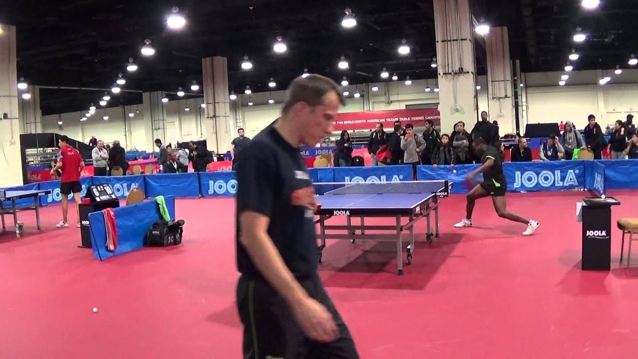 Team JOOLA - Aruna, Quadri and Rosskopf, Joerg practice #3