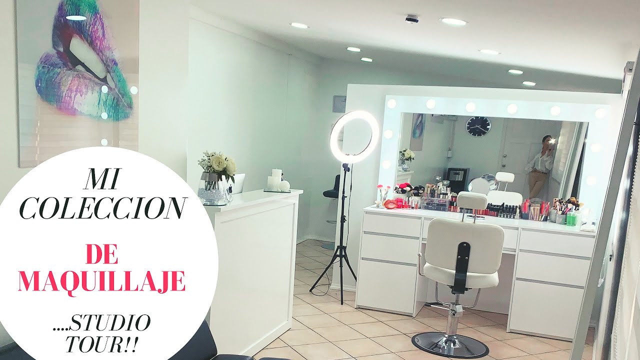 MI COLECCIÓN DE MAQUILLAJE + STUDIO TOUR | MARTA COLLELL