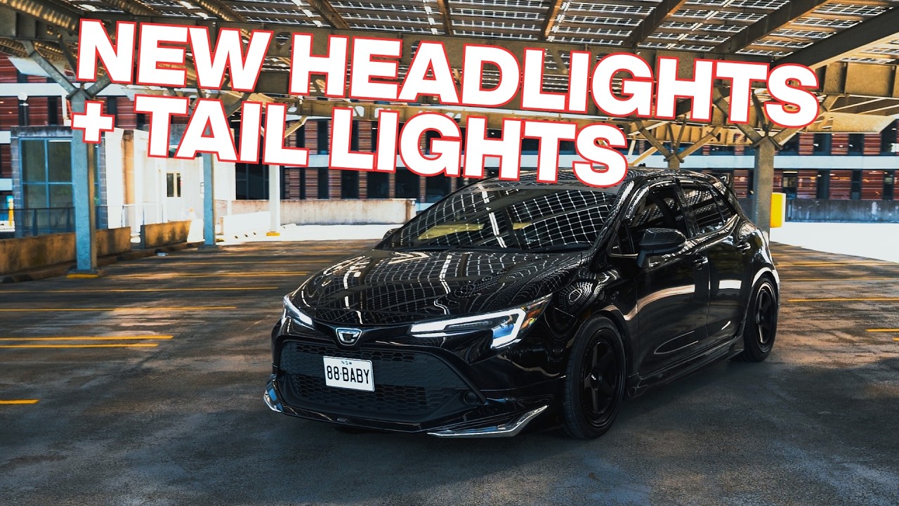 Aussie's First CraftC Headlights & Tail Lights for the Corolla | Street Element