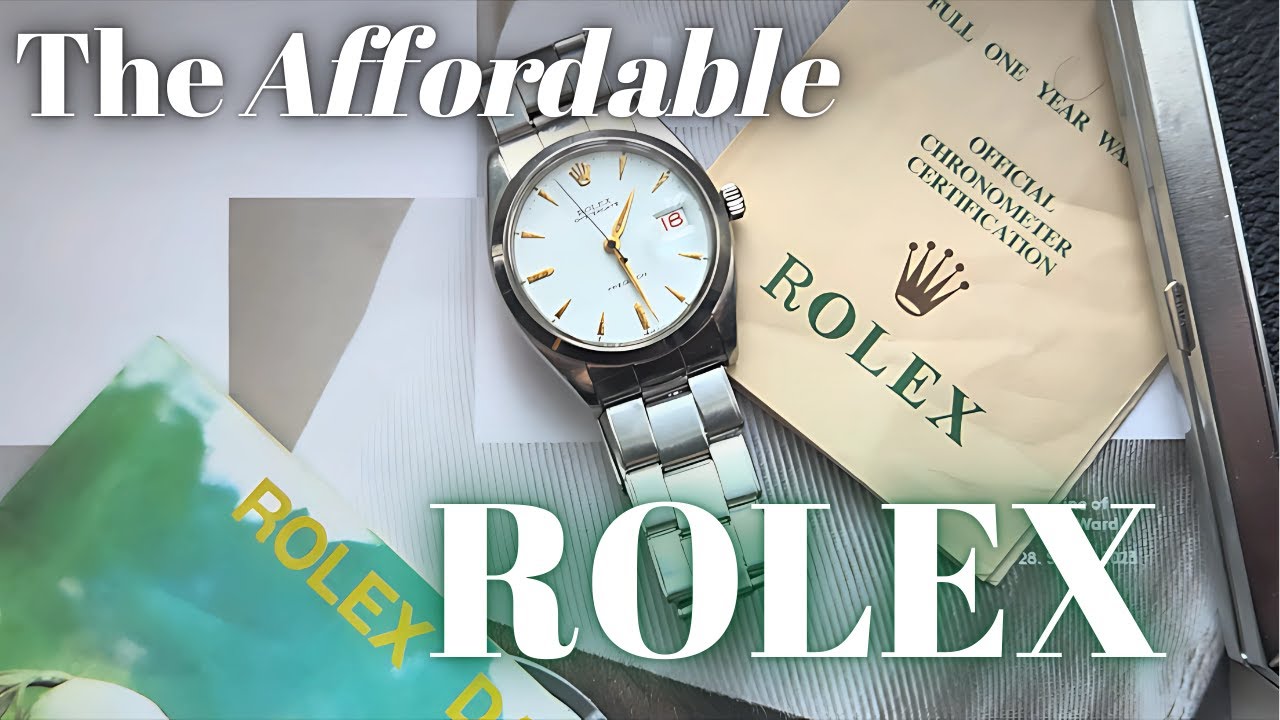 The Affordable Rolex - Rolex Oysterdate Review #rolex #rolexwatch