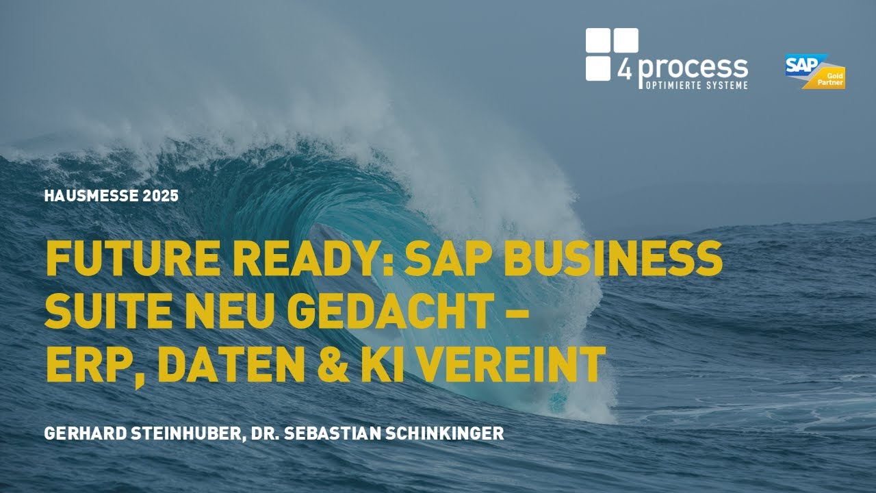 Keynote: Future Ready: SAP Business Suite neu gedacht - ERP, Daten & KI vereint