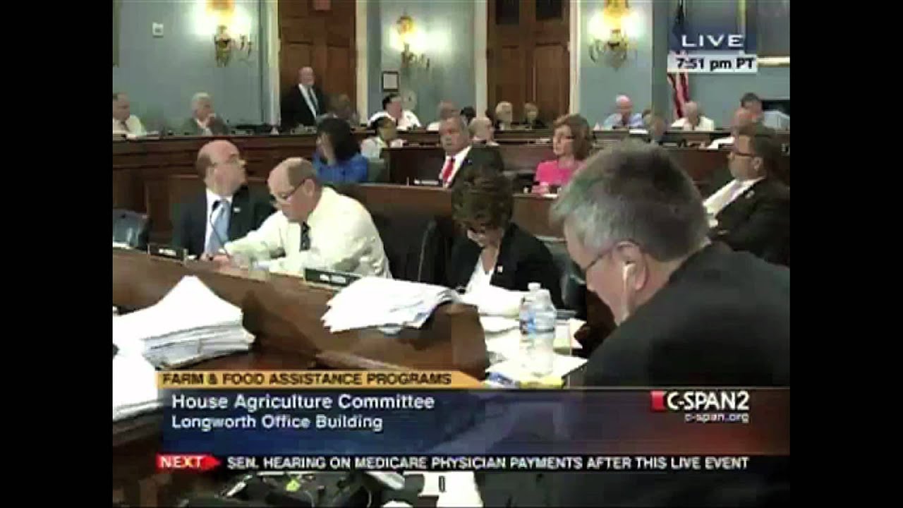 Congressman Steve King - Farm Bill Debate