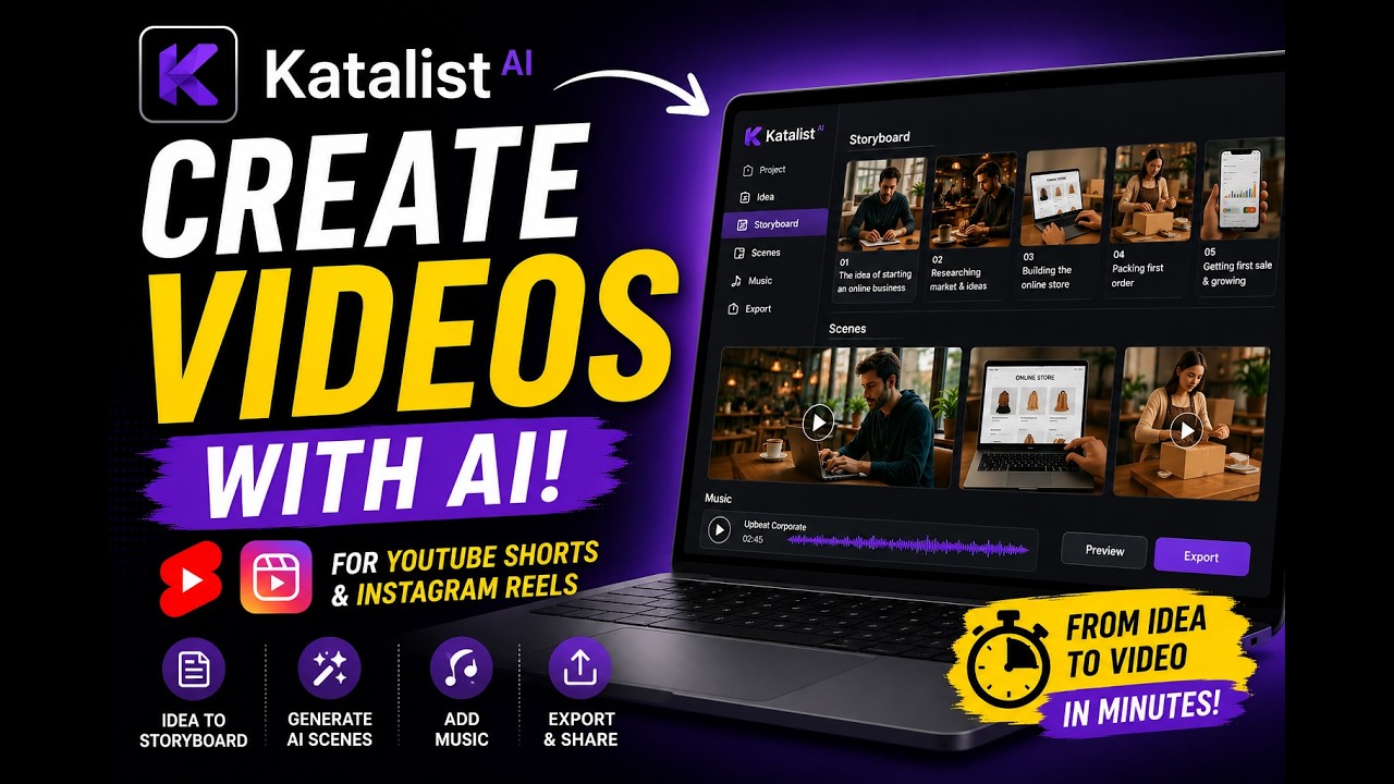 How to Create Videos with Katalist AI (Step-by-Step Tutorial)