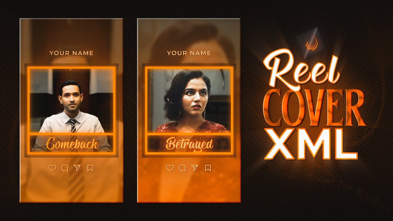 Instagram Reel Cover Xml 🔥 \ - alight motion qr + xml preset