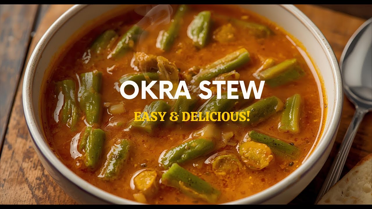 Okra Stew Recipe 🍲 | Delicious & Easy Homemade Stew with Okra