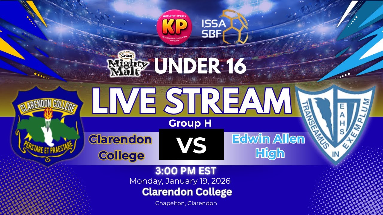 CLARENDON COLLEGE vs EDWIN ALLEN | U16 19/01/2026