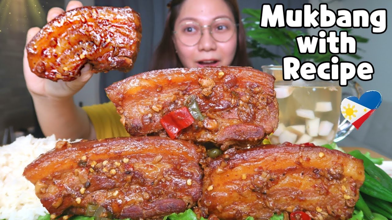 SPICY KILLER ADOBO | Mukbang Philippines