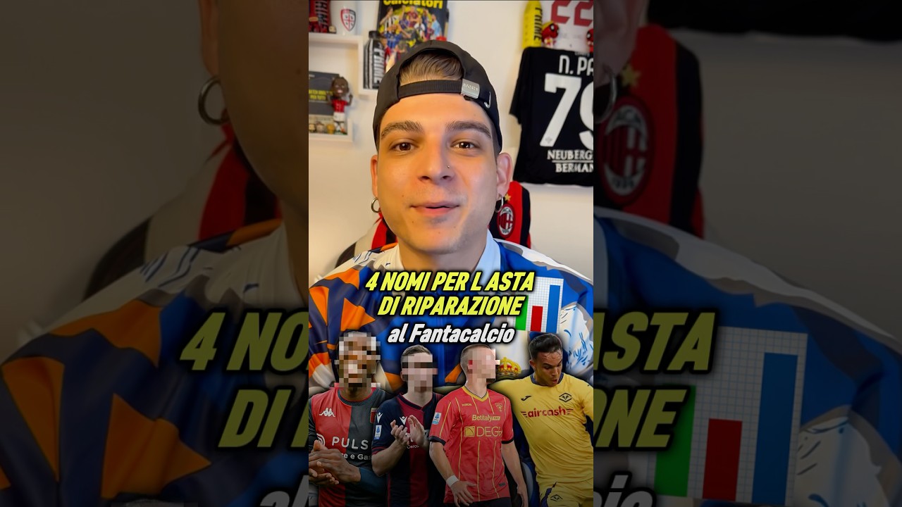 4 nomi per l asta di riparazione 👨&zwj;🔧 #fantacalcio