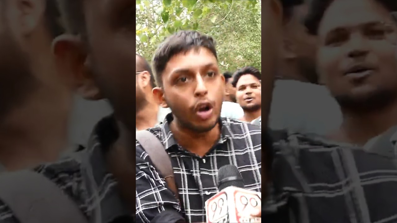NEET Protest par gusse me bol di ye badi baat! 😱#ShortsViral #ShortsVideo #ForYou #FYP #ExplorePage