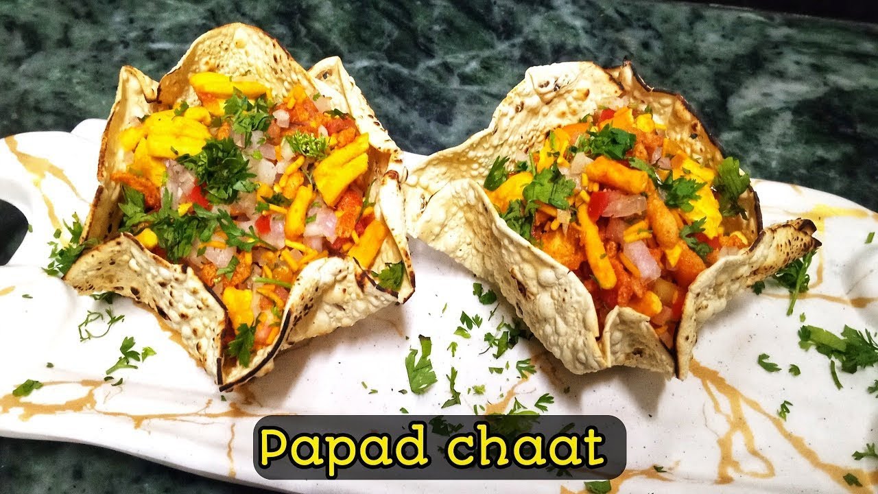 Papad Chaat Recipe | Masala Papad Chaat | Masala Papad Recipe In Hindi | Easy Cooking Spot