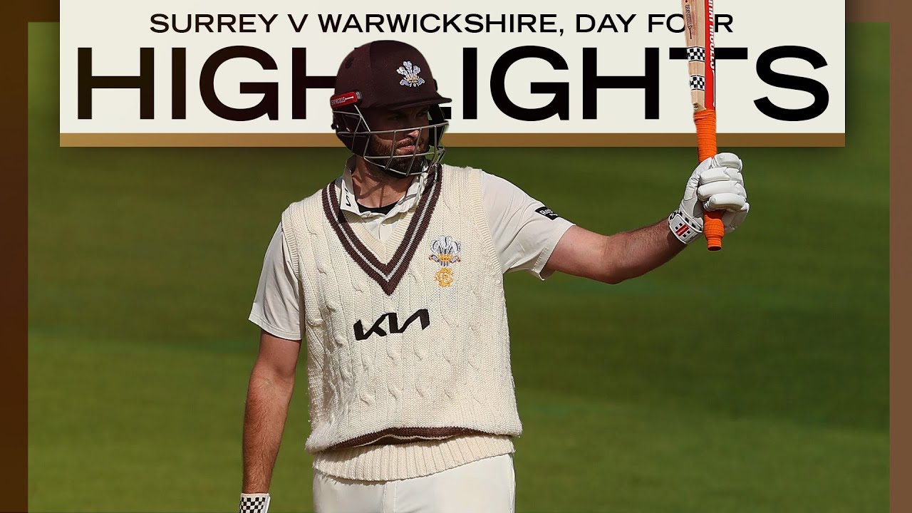 HIGHLIGHTS: Injured Sibley scores heroic ton | Surrey vs Warwickshire Day 4 | County Championship